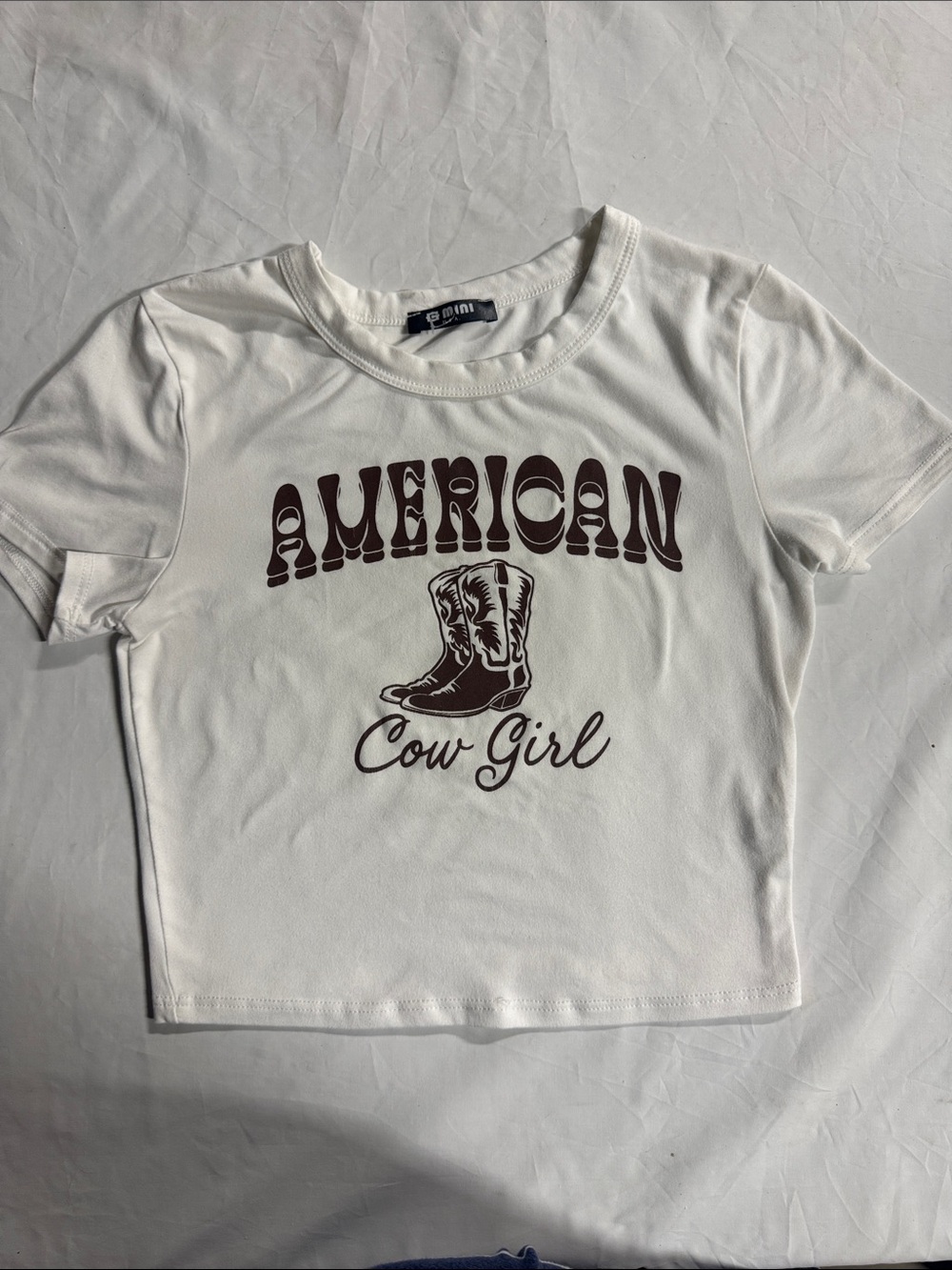 American Cowgirl Graphic Tee - White - Picture 2 of 5